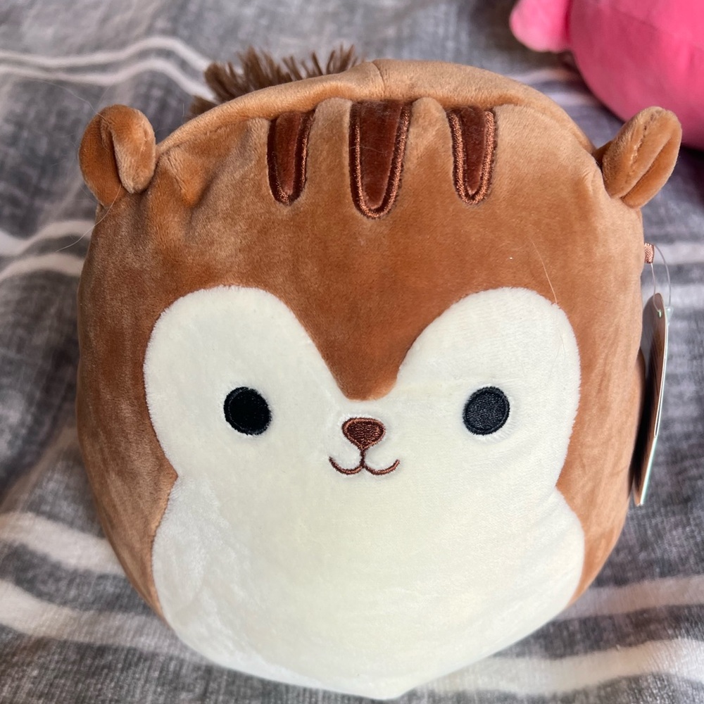 8 in sawyer the squirrel Squishmallow